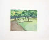Alice Goldin, Regents (sic) Park, 1978, screenprint on paper