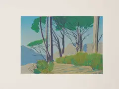 Alice Goldin, Morning Mist, 1991, screenprint on paper
