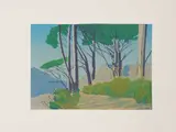 Alice Goldin, Morning Mist, 1991, screenprint on paper