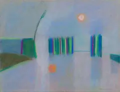 Untitled / AG 111 by André Wilhelm Groenewald, 1987, pastel on paper, offered Sep 2026