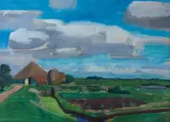 Alfred Krenz, Haarlem, 1935, gouache on paper
