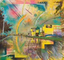 Matthew Hindley, Woodstock, oil on canvas