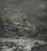 Stormy Landscape by Johann Louw, 1996, oil on board, offered Sep 2026