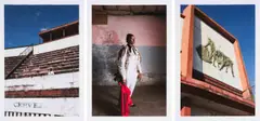 Nandipha Mntambo, Praça de Touros IV, triptych, 2008, archival pigment inks on 100% cotton rag paper