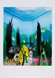 Zander Blom, First Glimpse of Paradise: Magical Alternate Universe, Tasty Jungle Beast World, photographic print on Dibond