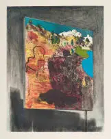 Clive van den Berg, Untitled (Chair in a Landscape), 1994, lithograph on paper