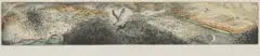 Lyn Smuts, Departure of the Lesser Kestrel, 1995, hand-coloured etching on paper