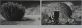 Lyn Smuts, Fabricated Landscape, diptych, 1998, etching on paper