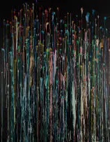 Georgina Gratrix, Composition with Eyes, 2003, oil and mixed media on canvas