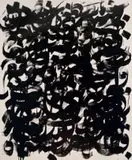 Kamyar Bineshtarigh, Ghazal No. 421, 2021, calligraphy ink on canvas