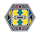 Esther Mahlangu, Untitled (Ndebele pattern with Green Arrows), 2019, acrylic on canvas