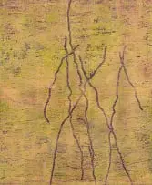 Givan Lötz, Beneath Your Swoopy Talons, 2020, encaustic wax on panel