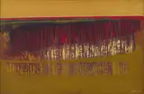 Larry Scully, Abstract in Ochre Red, 1968, oil on canvas