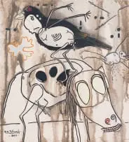 Robert Slingsby, Preserving Heritage, Just Injustice Series, 2011, acrylic on canvas