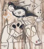 Robert Slingsby, Preserving Heritage, Just Injustice Series, 2011, acrylic on canvas