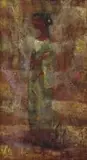 Woman with Yellow Flower in Her Hair by Edin Godfrey Currie-Wood, oil on board, offered Sep 2026