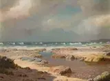 Roy Taylor, North of Morgans Bay, E. Cape, oil on canvas laid down on board