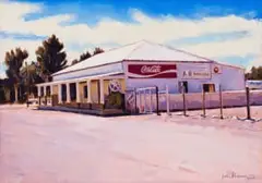 A.B. Handelshuis, Victoria West by John Kramer, 2022, oil on board, sold Sep 2026