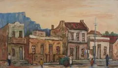 Kenneth Baker, District Six, oil on panel