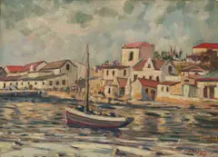 Stefan Ampenberger, Saldannah (sic), oil on board