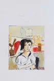 Simon Stone, Study for a Mosaic, watercolour on paper