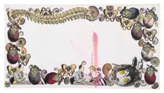 Steven Cohen, Ugly Girl (Living Art, Luxembourg, May 1998), 1998, hand-coloured screenprint and blood on canvas