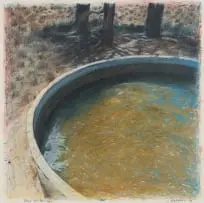 Jacobus Kloppers, Slegs van Bo af (Only from Above), 1995, pastel on paper