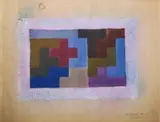 Christo Coetzee, Pentominoes, mixed media on paper
