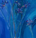 Louis Jansen van Vuuren, Lillies, 1990, pastel on paper