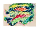 Christo Coetzee, Abstract, watercolour and pen on paper