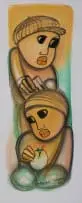 Godfrey Ndaba, Keyboard Player, 2009, pastel on paper