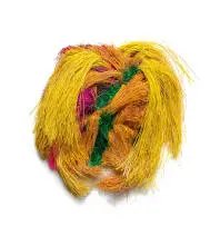 Galia Gluckman, Martha, Soirée Series, 2020, paper, acrylic, angel hair, balsa wood and bonding tape on board
