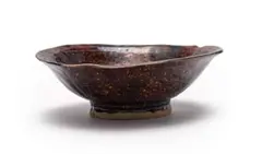 Hylton Nel, Brown bowl, 2018, painted and glazed ceramic