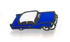 Brett Murray, Blue Car, painted steel and Perspex®