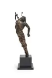 Caroline van der Merwe, II Volo, 1986, bronze, on a granite base