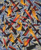 Helmut Starcke, Passion, 1995, acrylic on canvas