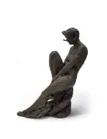 Dylan Lewis, Trans-Figure XXII (S284), 2021, bronze with a dark brown patina