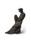 Dylan Lewis, Trans-Figure XXII (S284), 2021, bronze with a dark brown patina