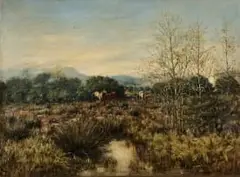 Hugo Naude, Worcester, 1896, oil on canvas