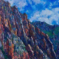 François Krige, Cogmanskloof, Montagu, 1986, oil on canvas