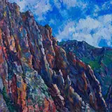 François Krige, Cogmanskloof, Montagu, 1986, oil on canvas