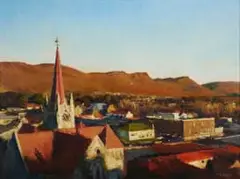 Walter Meyer, Burgersdorp, 1999, oil on canvas