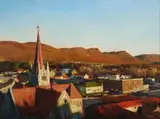 Walter Meyer, Burgersdorp, 1999, oil on canvas