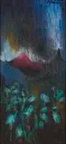 Johannes Meintjes, Rain in a Kloof (Ravine) (JM 937), 1967, oil on board