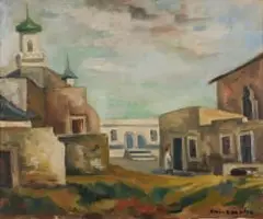 Maurice van Essche, Cape Quarter, oil on canvas