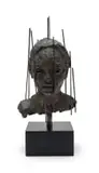 Lionel Smit, Shift Series #1 with Shafts, 2011, bronze with brown patina, on a metal base