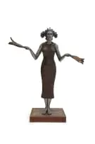 Angus Taylor, Grounded, 2002, bronze, aluminium and cement fondue