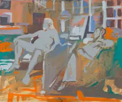 Walter Battiss, Self Portrait, oil on canvas
