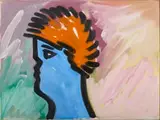 Walter Battiss, Pokkeloi, oil on canvas