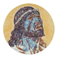 Conrad Botes, Communist II, 2011, oil-based paint on reverse glass